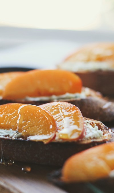 Nectarine Crostini