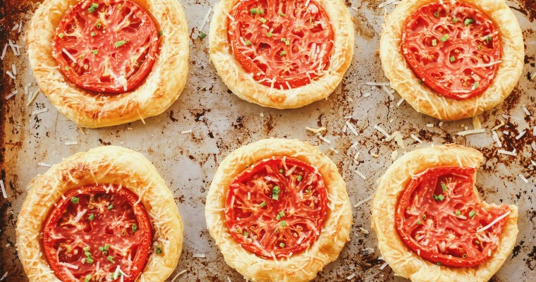 Tomato and Pecorino Puffs